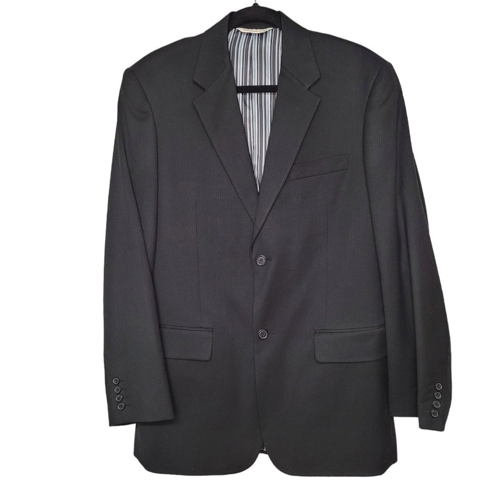 Perry Ellis Black 40R Sport Coat